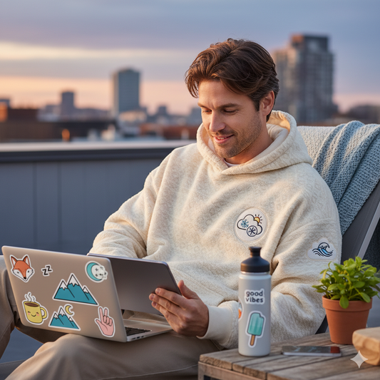 Stay Cozy and Cool: Hoodies & Stickers for Everyday Vibes